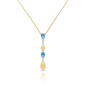 COLLANA BLU DONNA NANIS DANCING IN THE RAIN AZURE COLLANA BLU DONNA NANIS DANCING IN THE RAIN AZURE