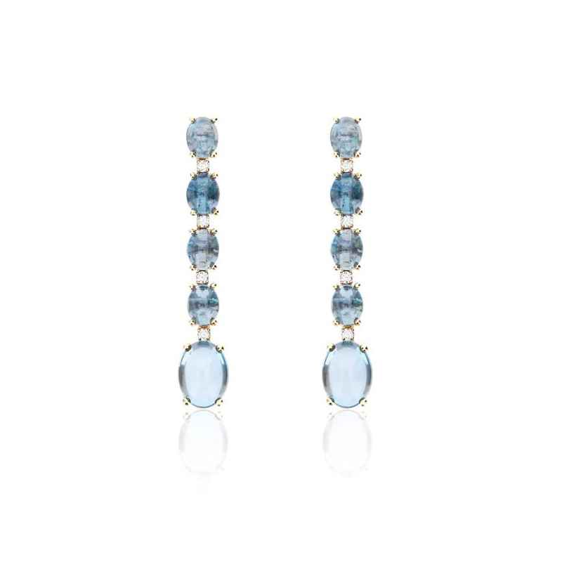 ORECCHINI LUNGHI PENDENTI DANCING AZURE DONNA NANIS ORECCHINI LUNGHI PENDENTI DANCING AZURE DONNA NANIS