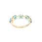 ANELLO DANCING AZURE CON BOULE IN ORO DONNA NANIS 