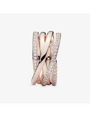 ANELLO FASCIA INTRECCIATA MIS. 54 DONNA PANDORA 180919CZ-54 Pandora