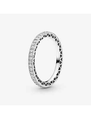ANELLO FEDINA PIETRE E CUORI MIS.54 DONNA PANDORA 190963CZ-54 Pandora