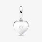 CHARM PENDENTE CUORE PERLE COLTIVATE DONNA PANDORA 