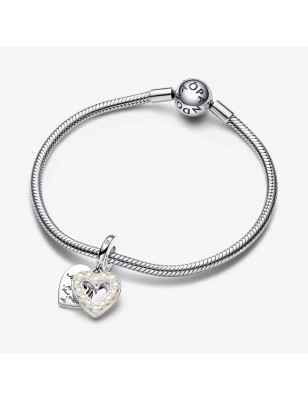 CHARM PENDENTE CUORE PERLE COLTIVATE DONNA PANDORA  792649C01 Pandora