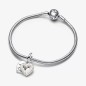 CHARM PENDENTE CUORE PERLE COLTIVATE DONNA PANDORA 