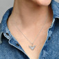 COLLANA CUORE CON ALI DONNA PANDORA COLLANA CUORE CON ALI DONNA PANDORA