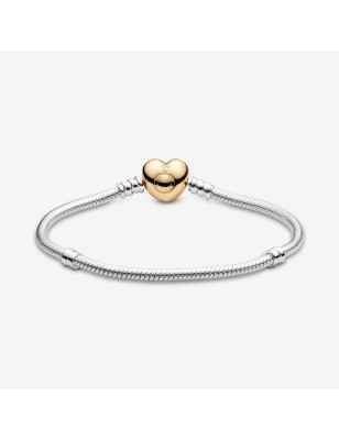 BRACCIALE CHIUSURA A CUORE ORO DONNA PANDORA  568707C00-18 Pandora