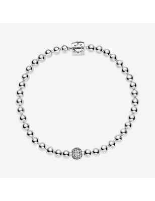 BRACCIALE SFERE E PAVE' 17CM DONNA PANDORA  598342CZ-17 Pandora