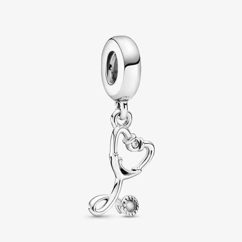 CHARM PENDENTE STETOSCOPIO CUORE DONNA PANDORA CHARM PENDENTE STETOSCOPIO CUORE DONNA PANDORA