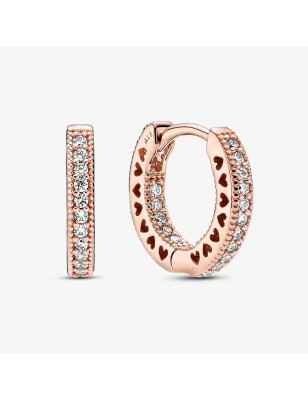 ORECCHINI CERCHIO PIETRE CUORI DONNA PANDORA 286317C01 Pandora