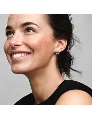 ORECCHINI CERCHI SCINTILLANTI DONNA PANDORA  299486C01 Pandora