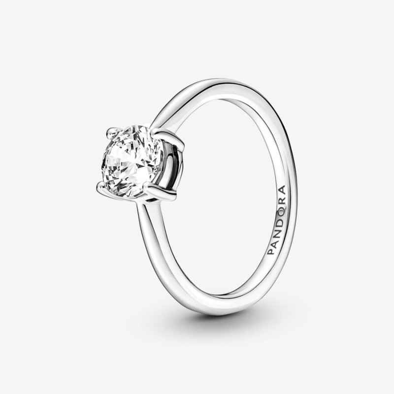 ANELLO SOLITARIO LUMINOSO MIS.48 DONNA PANDORA