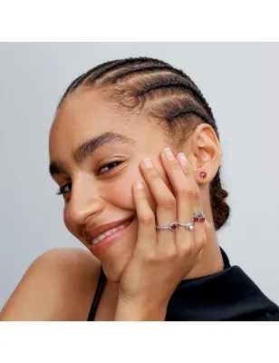 ANELLO CUORE IN RILIEVO ROSSO MIS.52 DONNA PANDORA  198421C02-52 Pandora