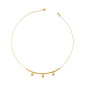 GIROCOLLO MICRO ANELLI CON 3 CUORI RUE DES MILLE GIROCOLLO MICRO ANELLI CON 3 CUORI RUE DES MILLE
