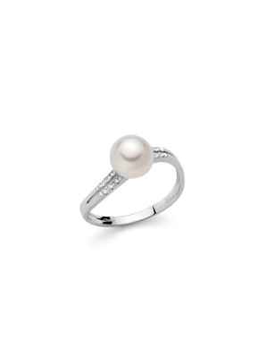 ANELLO ORO DIAMANTI DONNA MILUNA LE PERLE PLI1597 Miluna