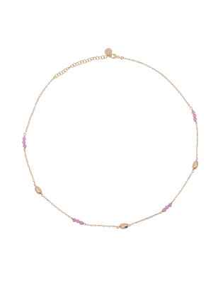 GIROCOLLO PEPITE E PIETRE ROSA DONNA RUE DES MILLE