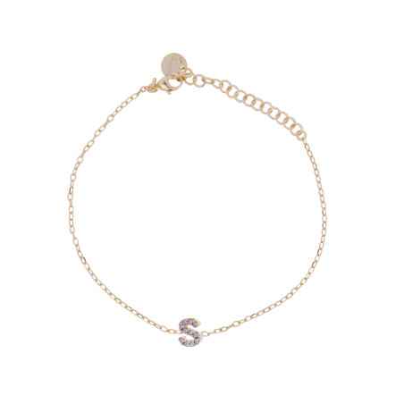BRACCIALE CON INIZIALE LETTERA S DONNA RUE DES MILLE 