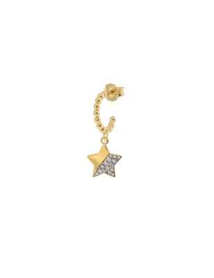 MONORECCHINO CERCHIETTO CON  STELLA E ZIRCONI DONNA RUE DES MILLE 