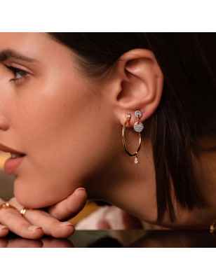 ORECCHINI DOPPIO CERCHIO SHAPES RUE DES MILLE ORZ-020 M1 AU Rue Ds Mille