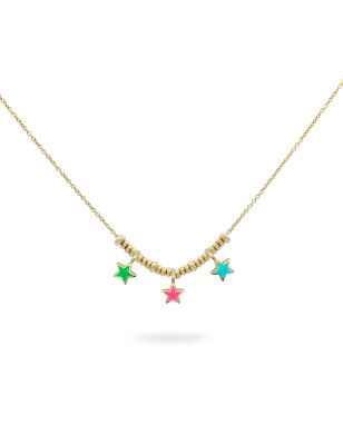 GIROCOLLO MICRO ANELLI E STELLE COLORFUN DONNA RUE DES MILLE
