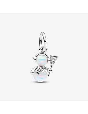 CHARM PENDENTE PUPAZZO DI NEVE OPALE DONNA PANDORA 
