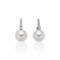 Orecchini oro bianco perle Akoya Japan e Diamanti Donna Miluna Orecchini oro bianco perle Akoya Japan e Diamanti Donna Miluna