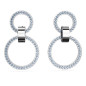 ORECCHINI CERCHI DONNA SWAROVSKI DEXTERA ORECCHINI CERCHI DONNA SWAROVSKI DEXTERA