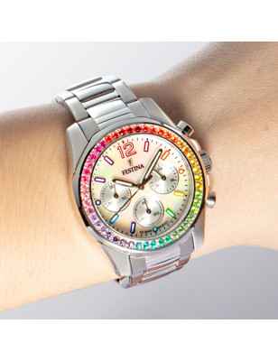OROLOGIO RAIMBOW DONNA FESTINA BOYFRIEND COLLECTION F20606/2 Festina