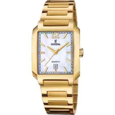 OROLOGIO PLACCATO ORO ON THE SQUARE DONNA FESTINA 