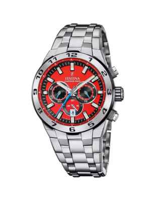 OROLOGIO CHRONO BIKE ROSSO UOMO FESTINA 