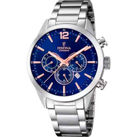 OROLOGIO ACCIAIO 43MM UOMO FESTINA TIMELESS CHRONOGRAPH