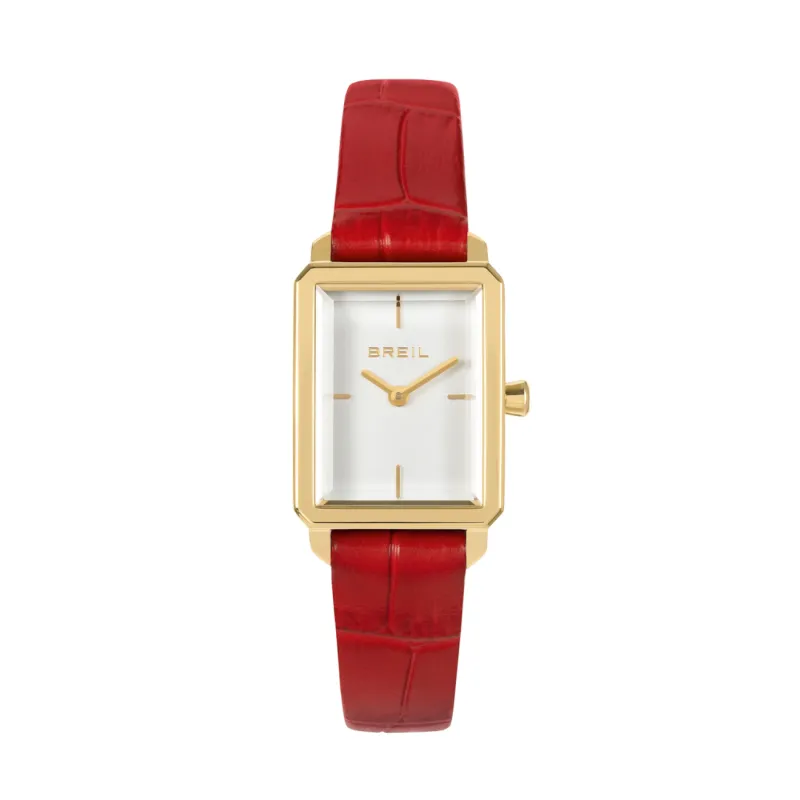 OROLOGIO CARRE' SOLO TEMPO ROSSO DONNA BREIL OROLOGIO CARRE' SOLO TEMPO ROSSO DONNA BREIL