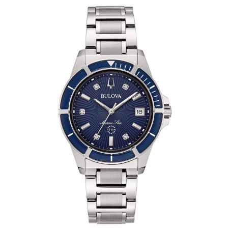 OROLOGIO MADREPERLA BLU DONNA BULOVA MARINE STAR 96P237 Bulova