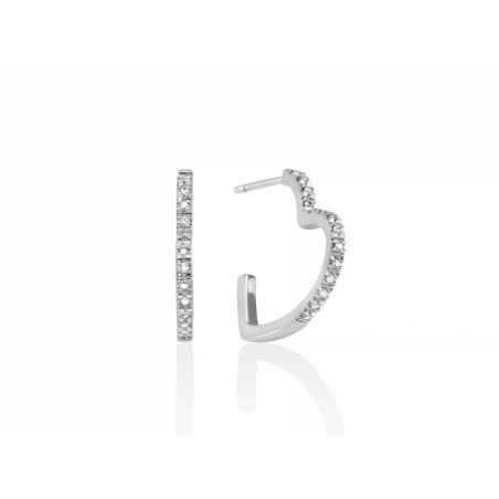 ORECCHINI CUORE DIAMANTI DONNA MILUNA  ERD2644 MILUNA