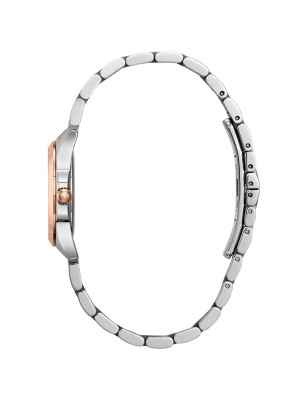 OROLOGIO AL QUARZO BICOLORE ORO ROSA MADREPERLA DONNA BULOVA CLASSIC 98M125 Bulova