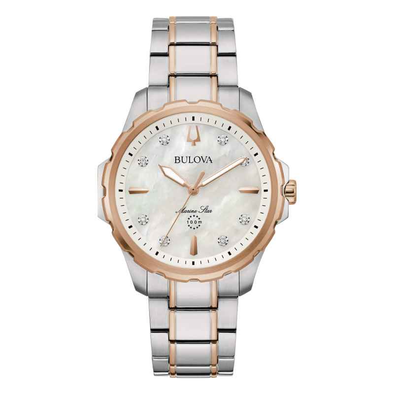 OROLOGIO LADY ACCIAIO BICOLORE DONNA BULOVA MARINE STAR OROLOGIO LADY ACCIAIO BICOLORE DONNA BULOVA MARINE STAR