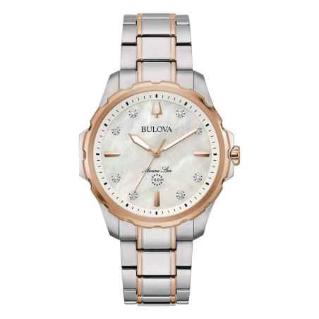 OROLOGIO LADY ACCIAIO BICOLORE DONNA BULOVA MARINE STAR