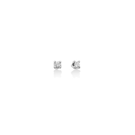 ORECCHINI PUNTO LUCE ORO BIANCO DONNA MILUNA I DIAMANTI ERD2385-010G7 MILUNA