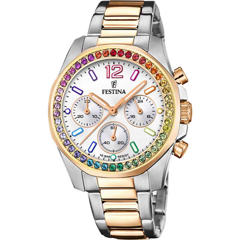 OROLOGIO 38MM RAIMBOW DONNA FESTINA BOYFRIEND COLLECTION OROLOGIO 38MM RAIMBOW DONNA FESTINA BOYFRIEND COLLECTION