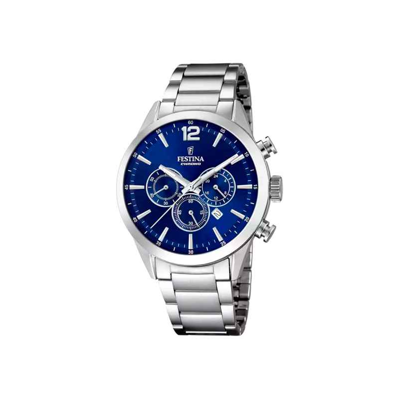 OROLOGIO BLU 45MM UOMO FESTINA TIMELESS CHRONOGRAPH