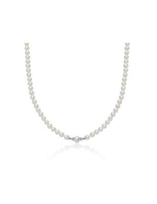 COLLANA PERLE ORO DIAMANTI DONNA MILUNA LE PERLE