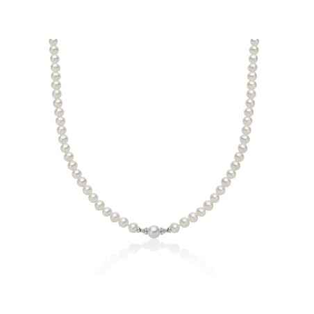 COLLANA PERLE ORO DIAMANTI DONNA MILUNA LE PERLE PCL6279 Miluna