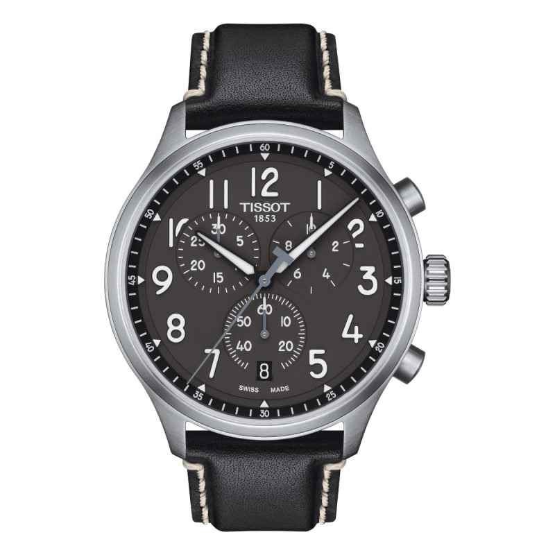 OROLOGIO NERO PELLE UOMO TISSOT CHRONO XL OROLOGIO NERO PELLE UOMO TISSOT CHRONO XL