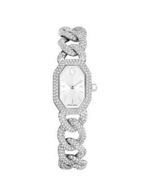OROLOGIO DEXTERA CHAIN TONO ARGENTATO DONNA SWAROVSKI 
