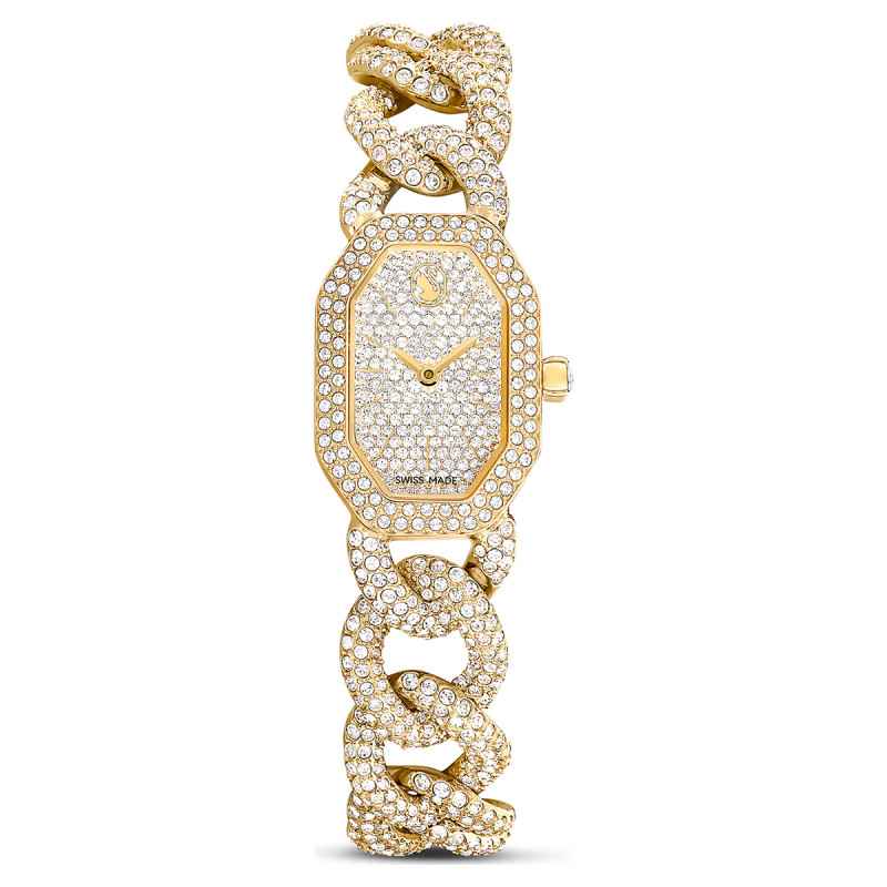 OROLOGIO DEXTERA CHAIN TONO DORATO DONNA SWAROVSKI 
