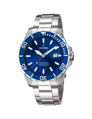 Orologio Automatico 44mm blu Uomo Festina