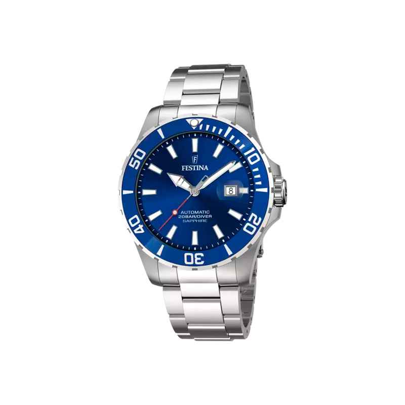 Orologio Automatico 44mm blu Uomo Festina