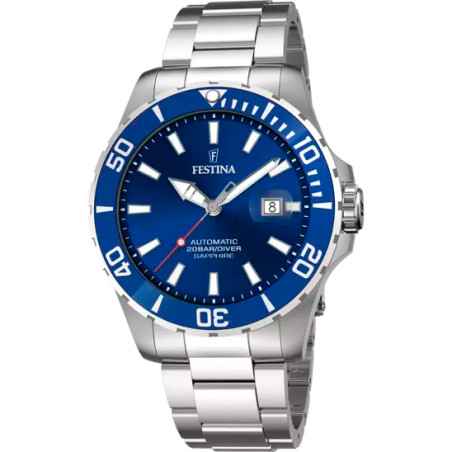 Orologio Automatico 44mm blu Uomo Festina