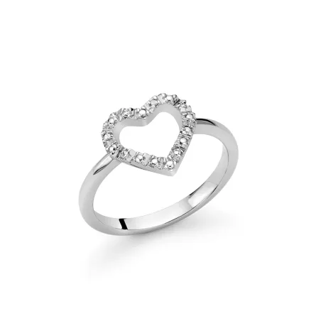 Anello in argento con Diamanti Donna Miluna Diamantissima