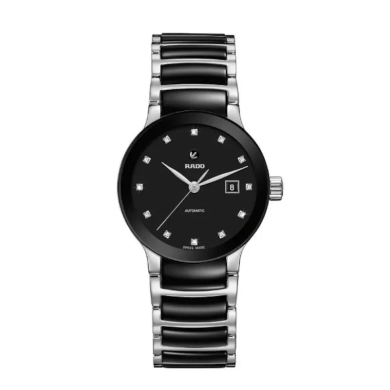 Orologio Centrix Automatico Ceramica Diamanti 28mm Donna Rado Orologio Centrix Automatico Ceramica Diamanti 28mm Donna Rado