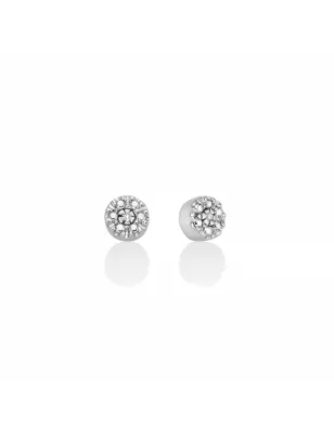 Orecchini in argento con Diamanti Donna Miluna Diamantissima